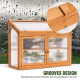 MCombo 2-Tier Cold Frame Greenhouse, Solid Wood 0160