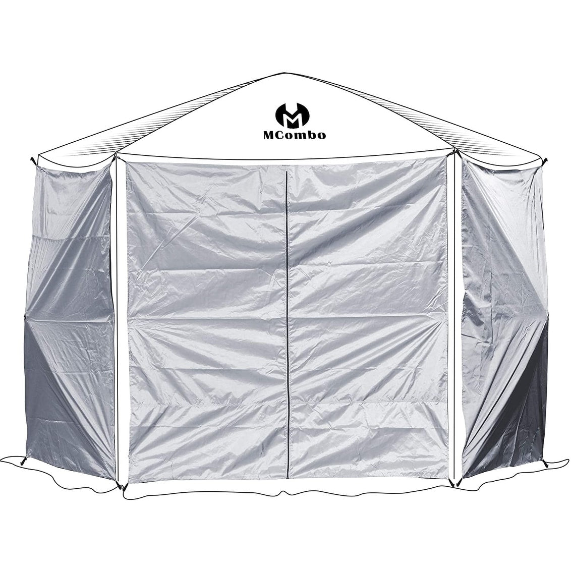 Mcombo Pop-up Portable Gazebo Screen Tent Wind Panels, P1024