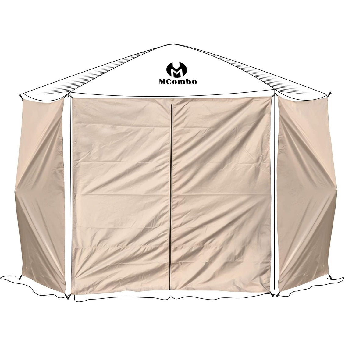 Mcombo Pop-up Portable Gazebo Screen Tent Wind Panels, P1024