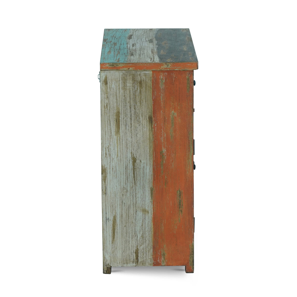 Meader Mango Wood Handmade Distressed Sideboard by Christopher Knight Home