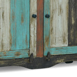 Meader Mango Wood Handmade Distressed Sideboard by Christopher Knight Home