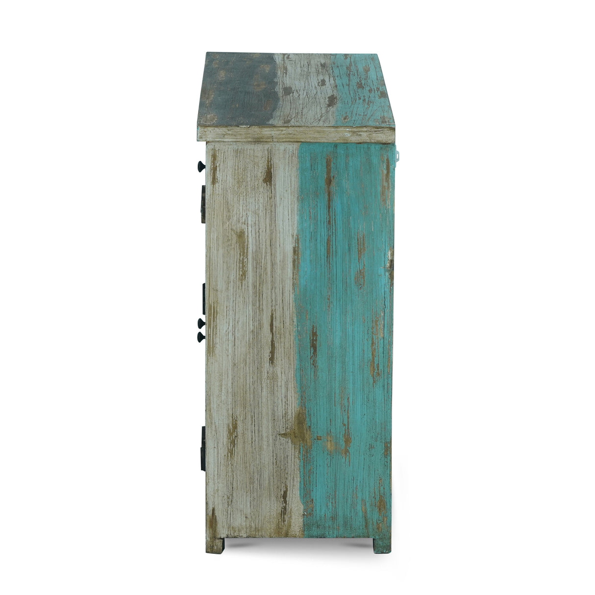 Meader Mango Wood Handmade Distressed Sideboard by Christopher Knight Home
