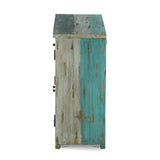 Meader Mango Wood Handmade Distressed Sideboard by Christopher Knight Home
