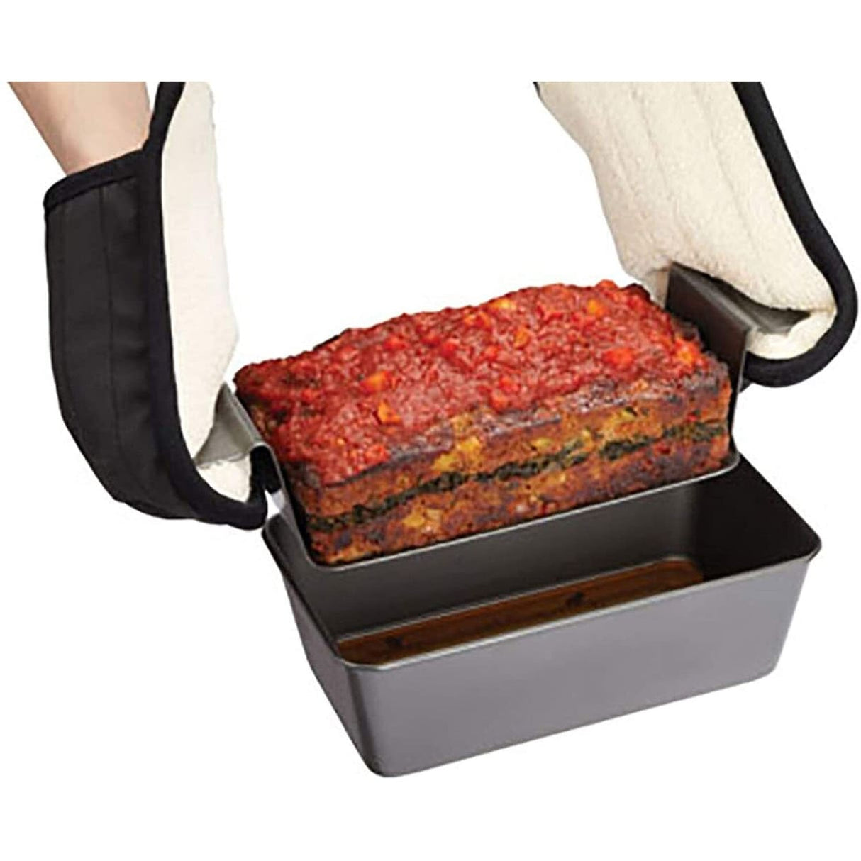 Meatloaf Pan with Insert 2 Pcs Set