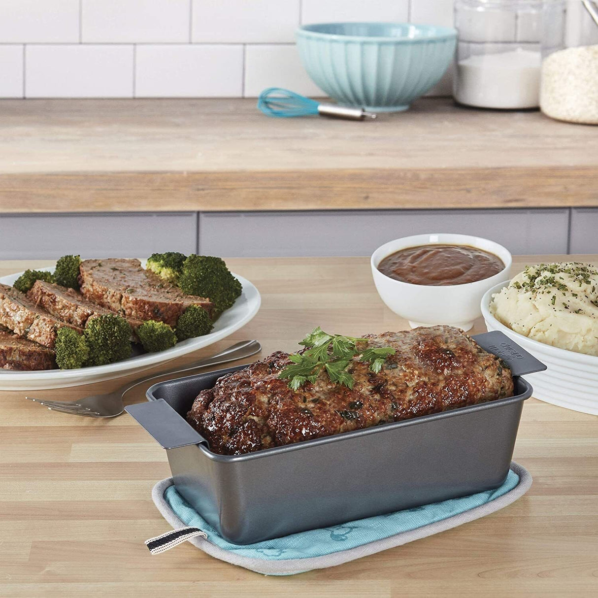 Meatloaf Pan with Insert 2 Pcs Set