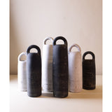 Med Bud Vase Black Ivory H 11" - Black Ivory - Black Ivory