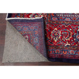 Medallion Hand Knotted Bordered Sarouk Persian Oriental Area Rug - 13'8" X 10'3"