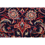 Medallion Hand Knotted Bordered Sarouk Persian Oriental Area Rug - 13'8" X 10'3"