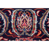 Medallion Hand Knotted Bordered Sarouk Persian Oriental Area Rug - 13'8" X 10'3"