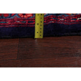 Medallion Hand Knotted Bordered Sarouk Persian Oriental Area Rug - 13'8" X 10'3"