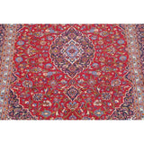 Medallion Handmade Genuine Wool Persian Area Rug For Living Room - 10'10" x 8'4"