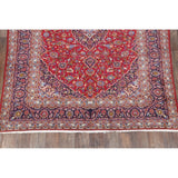 Medallion Handmade Genuine Wool Persian Area Rug For Living Room - 10'10" x 8'4"