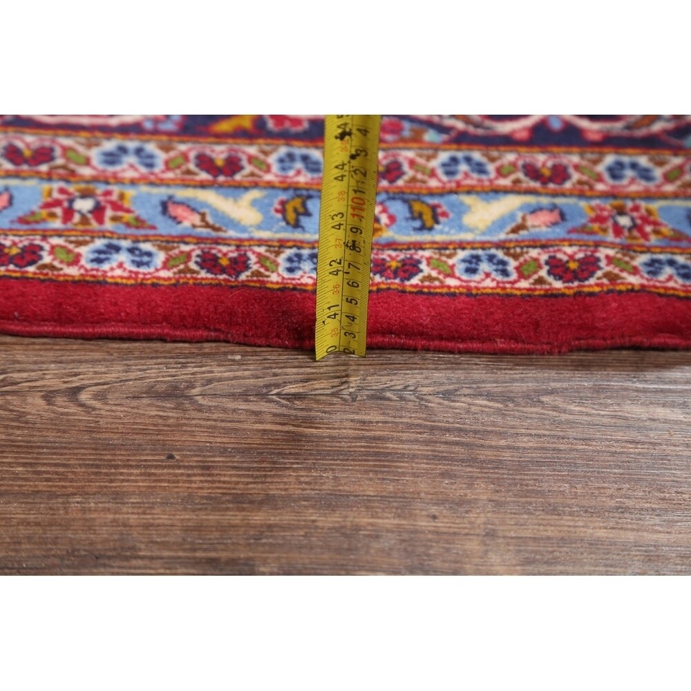 Medallion Handmade Genuine Wool Persian Area Rug For Living Room - 10'10" x 8'4"