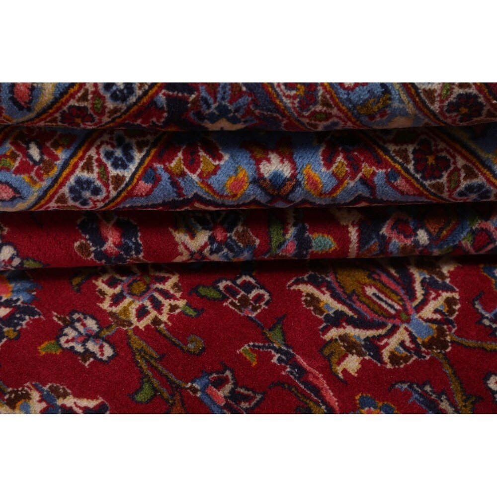 Medallion Handmade Genuine Wool Persian Area Rug For Living Room - 10'10" x 8'4"