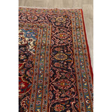 Medallion Kashan Persian Handmade Classical Area Rug - 12'11" x 9'8"