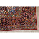 Medallion Kashan Persian Handmade Classical Area Rug - 12'11" x 9'8"