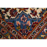 Medallion Kashan Persian Handmade Classical Area Rug - 12'11" x 9'8"