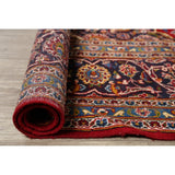 Medallion Kashan Persian Handmade Classical Area Rug - 12'11" x 9'8"