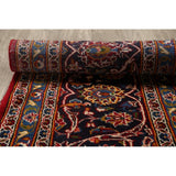 Medallion Kashan Persian Handmade Classical Area Rug - 12'11" x 9'8"
