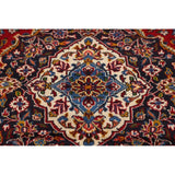 Medallion Kashan Persian Handmade Classical Area Rug - 12'11" x 9'8"
