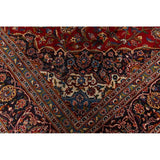 Medallion Kashan Persian Handmade Classical Area Rug - 12'11" x 9'8"