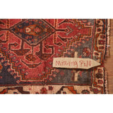Medallion Shiraz Persian Vintage Square Rug Handmade Wool Carpet Pink - 2'0" x 1'10"