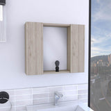 Medicine Cabinet Hops With Double Door And Mirror