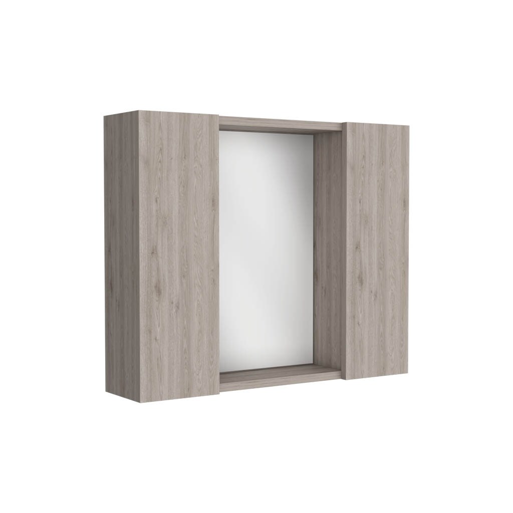 Medicine Cabinet Hops With Double Door And Mirror