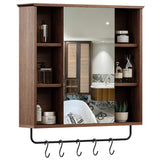 Medicine Cabinet with Mirror - 6.3"D x 26"W x 24"H
