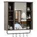 Medicine Cabinet with Mirror - 6.3"D x 26"W x 24"H