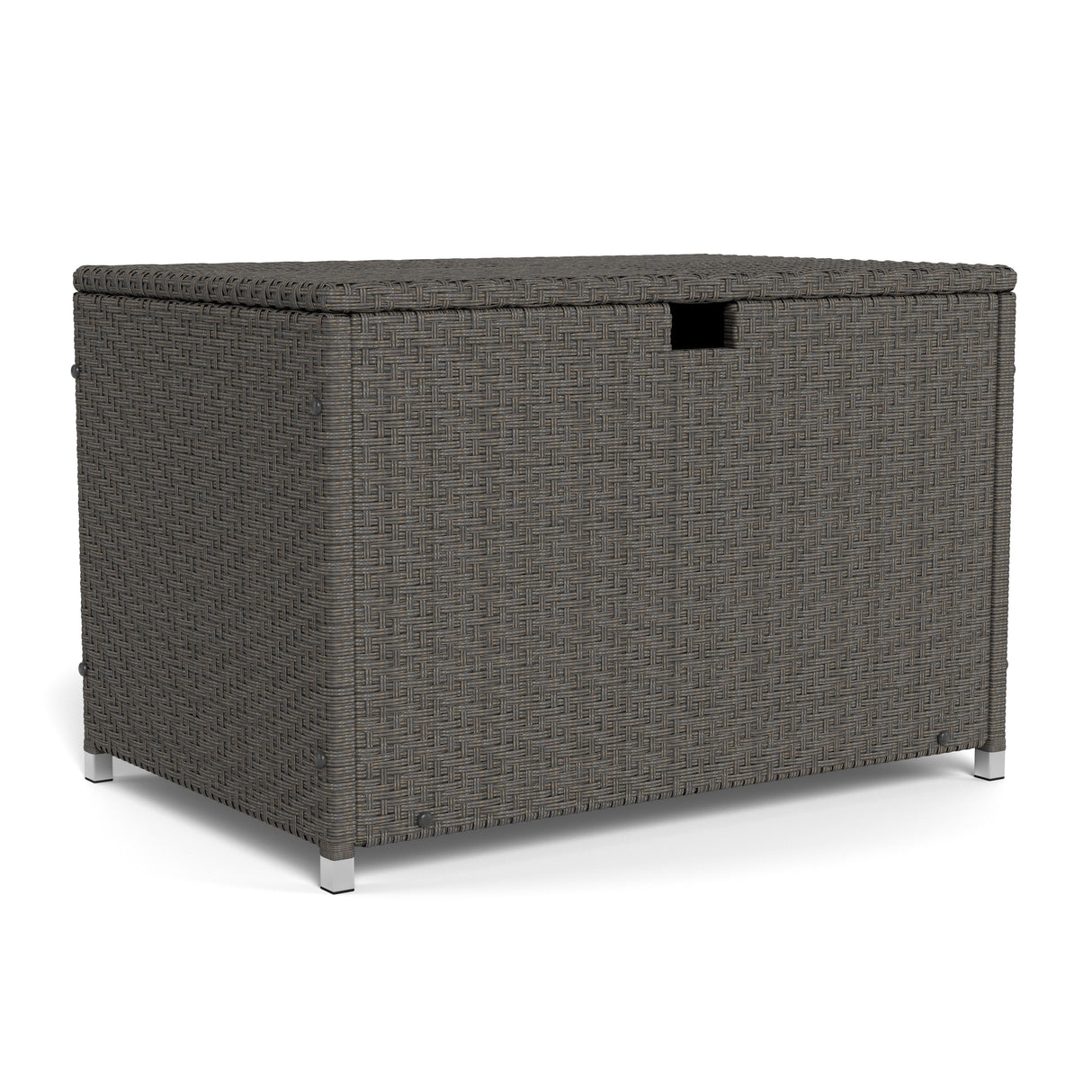 Medium Tortoise Outdoor Wicker Storage Box - 36" L x 24" W x 24" H