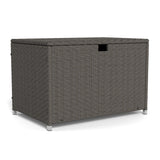 Medium Tortoise Outdoor Wicker Storage Box - 36" L x 24" W x 24" H