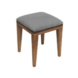 Medley Mid Century Grey Cushion Wood Dining Stool