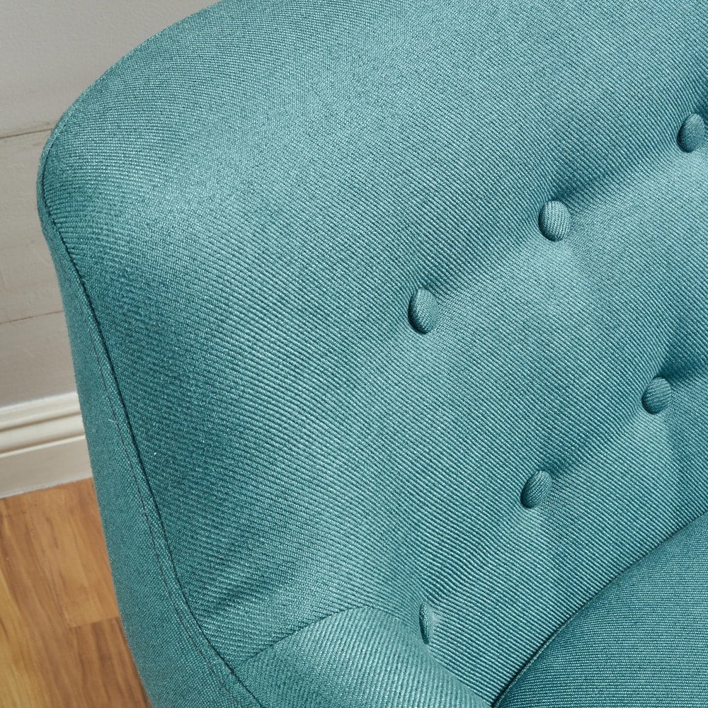 Meena Button-tufted Fabric Club Chair by Christopher Knight Home
