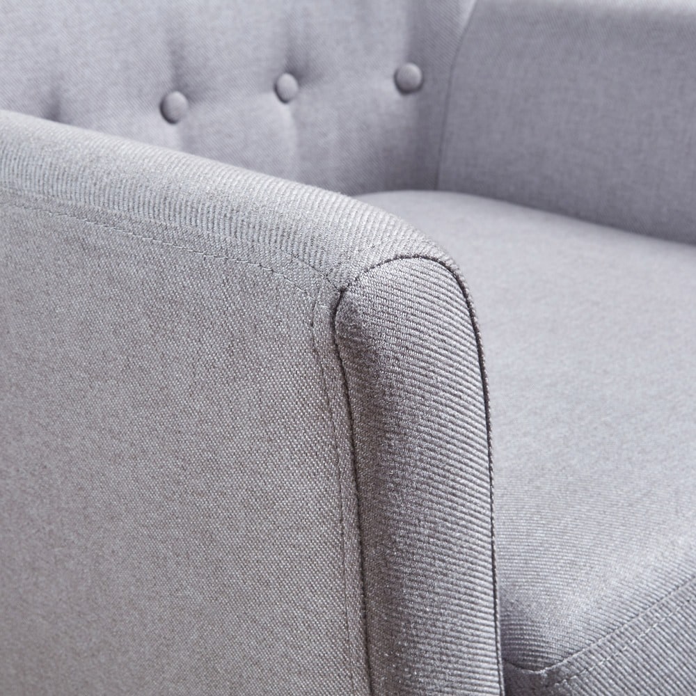 Meena Button-tufted Fabric Club Chair by Christopher Knight Home