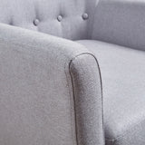 Meena Button-tufted Fabric Club Chair by Christopher Knight Home