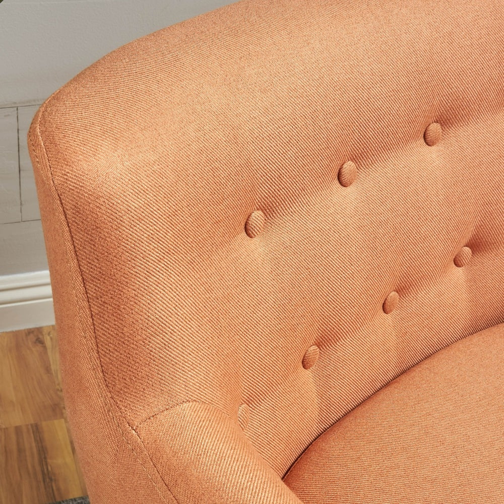 Meena Button-tufted Fabric Club Chair by Christopher Knight Home