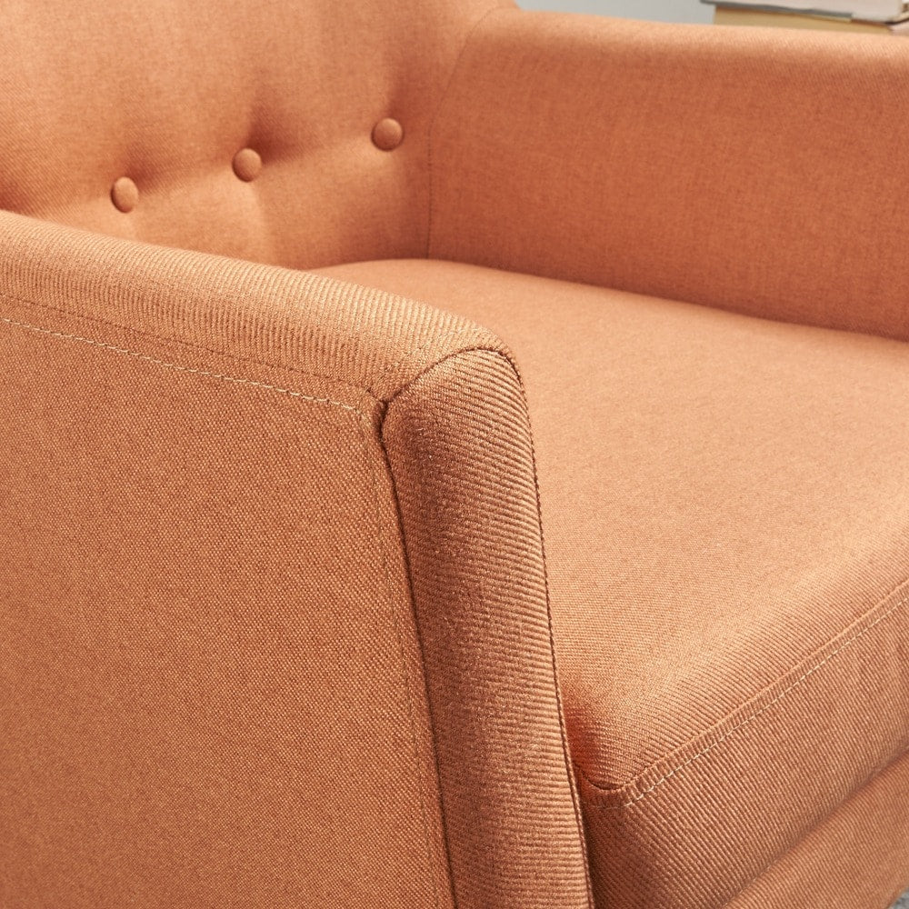 Meena Button-tufted Fabric Club Chair by Christopher Knight Home