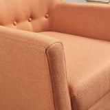 Meena Button-tufted Fabric Club Chair by Christopher Knight Home