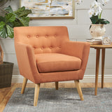 Meena Button-tufted Fabric Club Chair by Christopher Knight Home