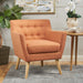 Meena Button-tufted Fabric Club Chair by Christopher Knight Home