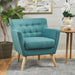 Meena Button-tufted Fabric Club Chair by Christopher Knight Home