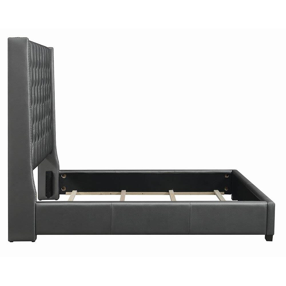 Meghan Full Upholstered Tufted Bed