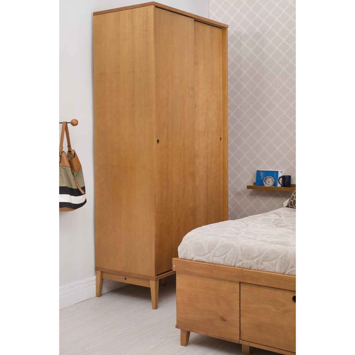 Memomad Charme Solid Wood Armoire - 2 Doors