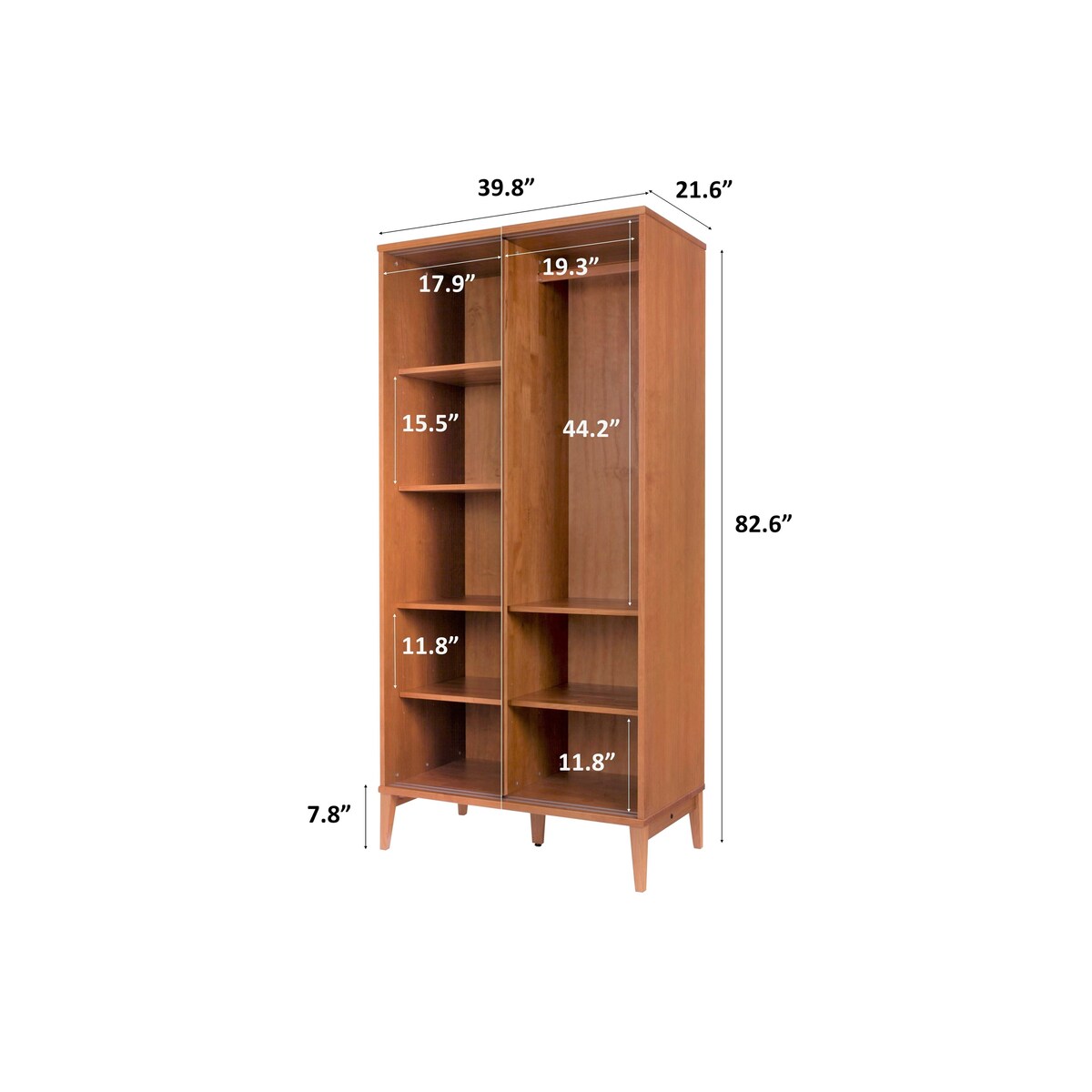 Memomad Charme Solid Wood Armoire - 2 Doors