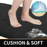 Memory Foam Bath Mat Set, Bathroom Rugs for 3 Pieces, Toilet Mats, Soft Comfortable, Water Absorption, Non-Slip