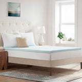 Memory Foam Cool Gel Mattress Topper 2"