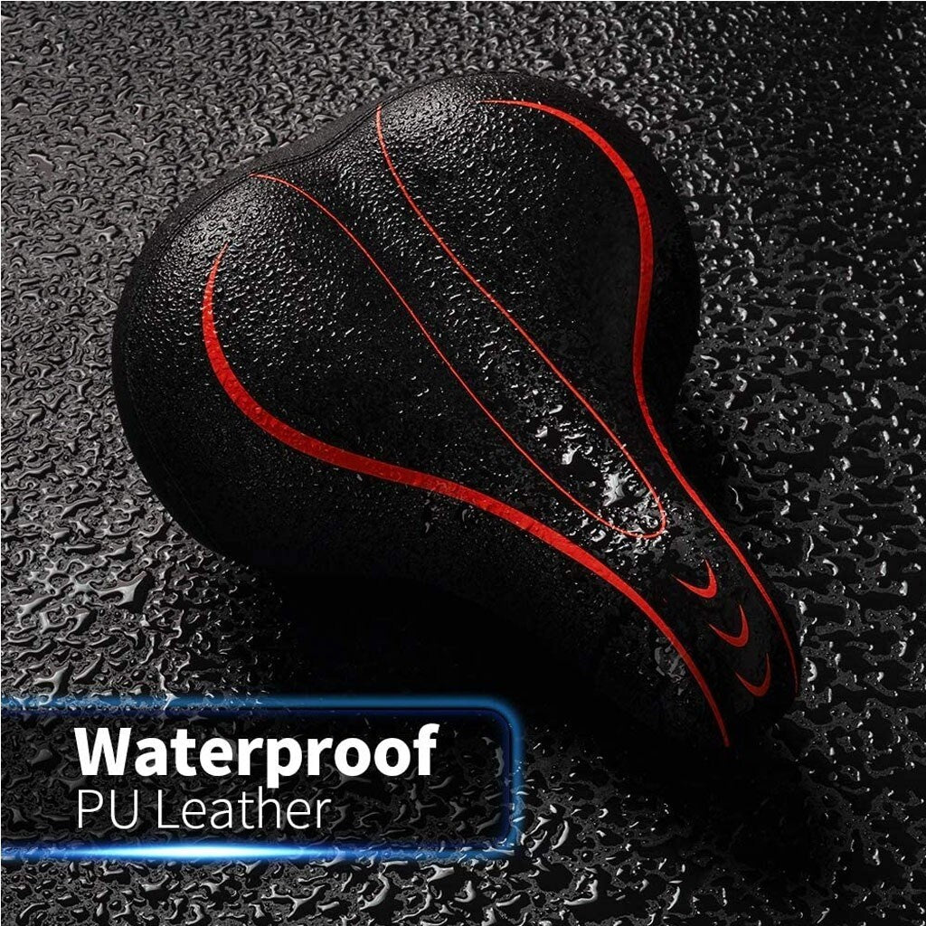 Memory Foam Waterproof Double S hock Absorber Seat Bag The Best Bicycle Seat