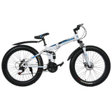 Men Fat Tire Mountain Bike, 17-Inch/Medium High-Tensile Aluminum Frame