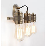 Menlo 3-light Aged Brass Bath/Vanity Fixture